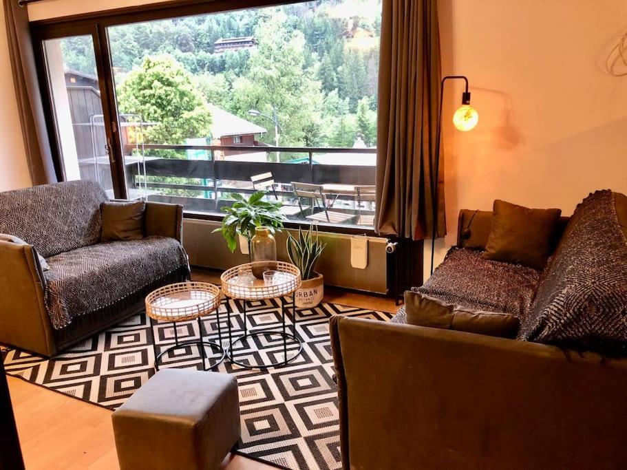 Apartement Vue Montage Magnifique 2Ch 5Mn Piste 3 Les Houches Kültér fotó
